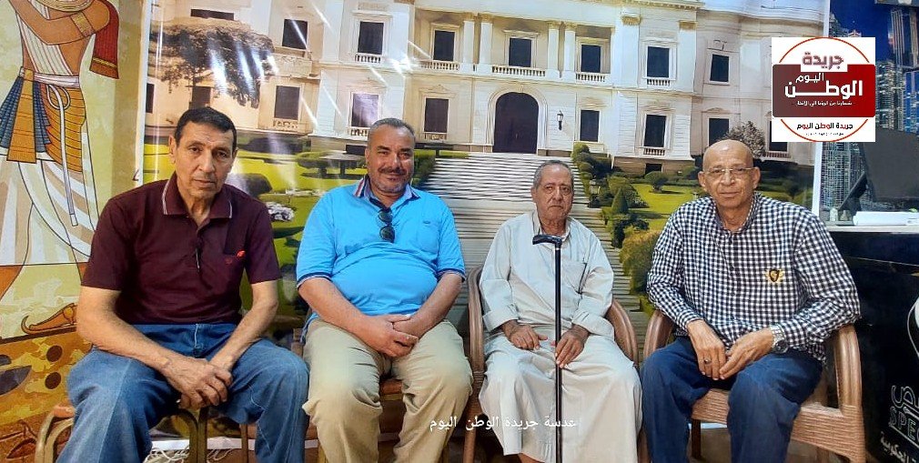انور النجار وعلي نويرة وحسن النجار رئيس تحرير الوطن اليوم