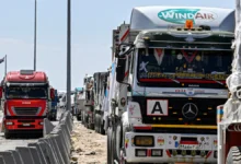 تحرك القافلة 52 من المساعدات المصرية نحو غزة اليوم