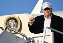 ترامب في طريقه للشرق الأوسط مؤكداً حرب غزة انتهت ووقف النار سيصمد 