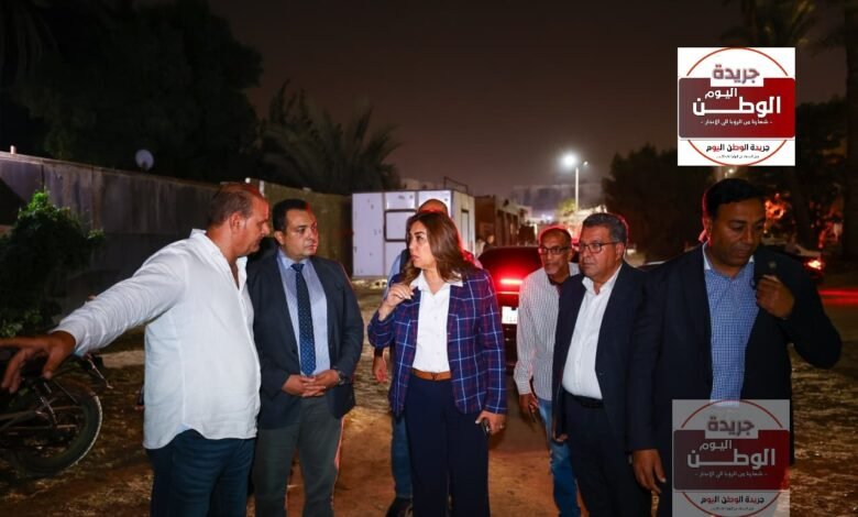 جولة ليلية لوزيرة التنمية المحلية لتفقد استعدادات المتحف المصري الكبير
