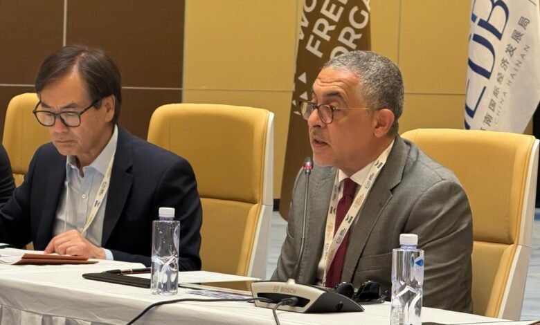 حسام هيبة الرئيس التنفيذي للاستثمار يدعو لتوسيع الشراكات بين المناطق الحرة عالميًا