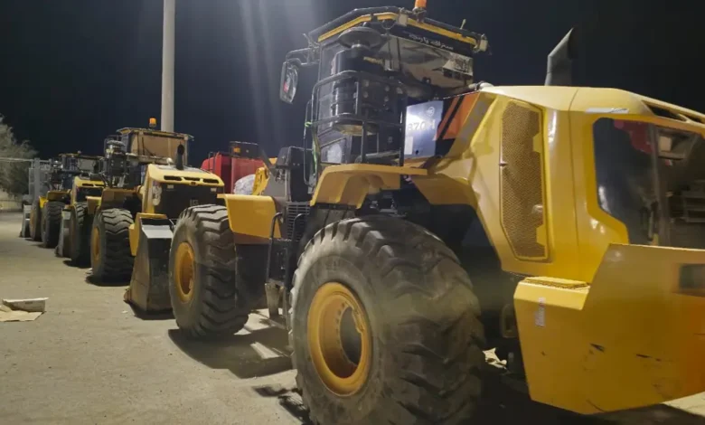 معدات مصرية تدخل غزة للبحث عن جثث رهائن إسرائيليين