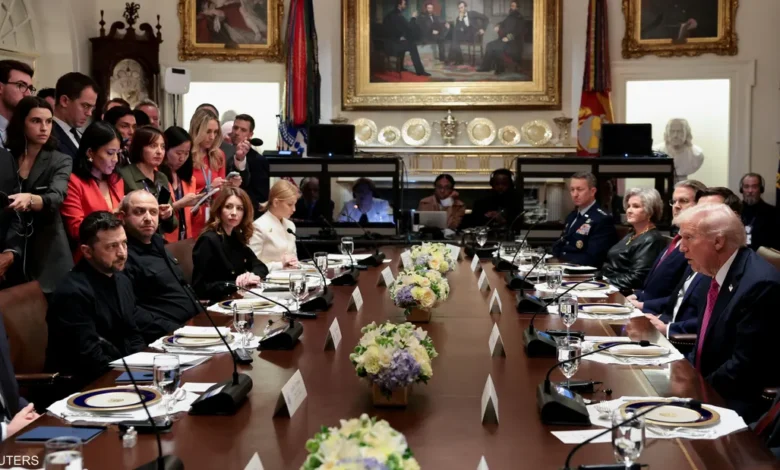 موقع أكسيوس توتر في لقاء ترامب وزيلينسكي ورفض طلب صواريخ توماهوك 