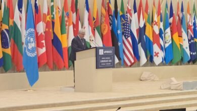 وزير التعليم العالي يلقي كلمة مصر في المؤتمر العام لليونسكو بسمرقند