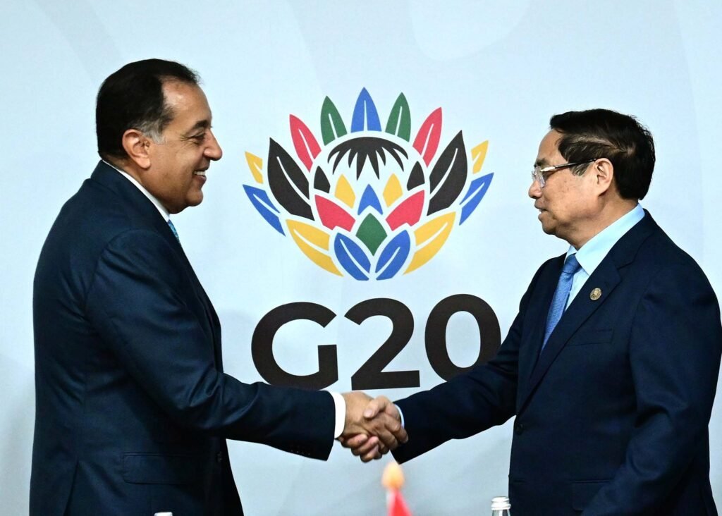 مدبولي يلتقي رئيس وزراء فيتنام لتعزيز الشراكة والتعاون الاقتصادي المشترك