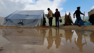 الرئاسة الفلسطينية تطالب بإدخال بيوت جاهزة لإنقاذ النازحين من الأمطار