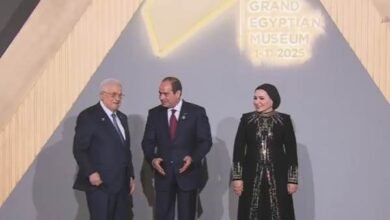 الرئيس السيسي وقرينته يستقبلان قادة العالم في افتتاح المتحف الكبير