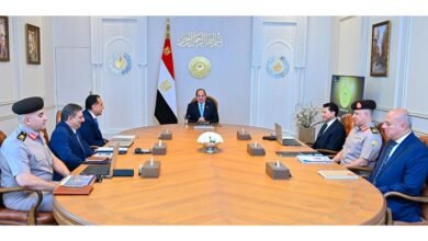 الرئيس السيسي يؤكد أهمية تمكين الشباب ونشر ثقافة ممارسة الرياضة