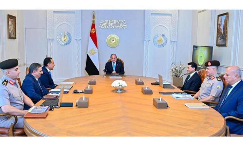 الرئيس السيسي يؤكد أهمية تمكين الشباب ونشر ثقافة ممارسة الرياضة