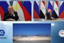 السيسي وبوتين يشاركان في مراسم تركيب وعاء ضغط المفاعل النووي