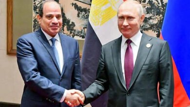 السيسي وبوتين يشهدان تركيب أول وعاء ضغط بمحطة الضبعة النووية