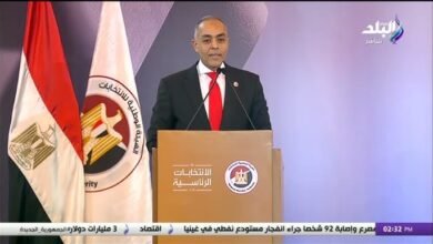 القاضي أحمد بنداري استمرار العمل بلجان الانتخابات حتى تمكين آخر ناخب من التصويت في المرحلة الأولى 