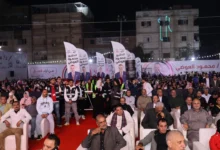 حضور جماهيري غير مسبق بمؤتمر الجبهة الوطنية لدعم مرشح دمياط محمود العوضي