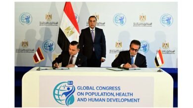 رئيس الوزراء يشهد توقيع مذكرة تفاهم صحية بين مصر ولاتفيا 