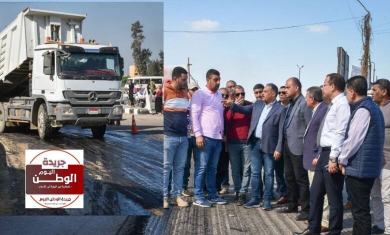 محافظ الشرقية يتابع رصف شارع سعد زغلول بمدينة الزقازيق