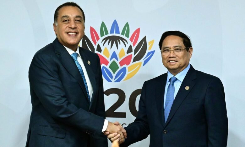 مدينة جوهانسبرج مدبولي يلتقي رئيس وزراء فيتنام لتعزيز الشراكة والتعاون الاقتصادي المشترك