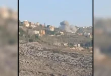 مصادر إسرائيل تقصف مبنى شحور بعد إنذار إخلاء جنوب لبنان اليوم