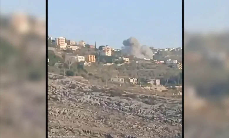 مصادر إسرائيل تقصف مبنى شحور بعد إنذار إخلاء جنوب لبنان اليوم