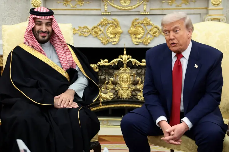 ولي العهد السعودي والرئيس الامريكي