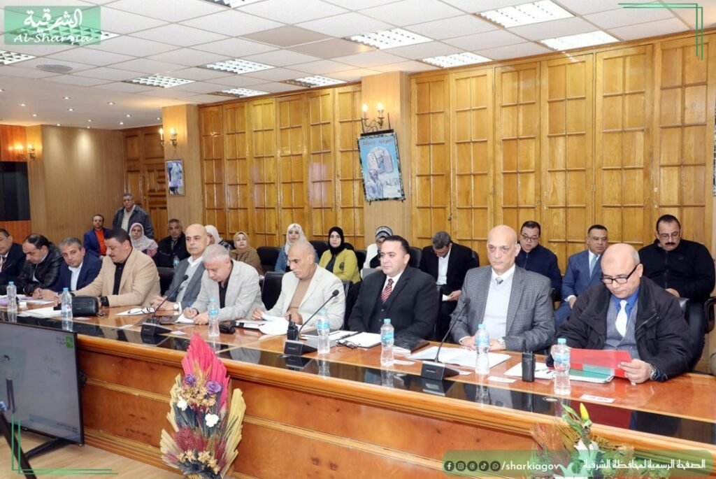 اجتماع المهندس حازم الأشموني محافظ الشرقية
