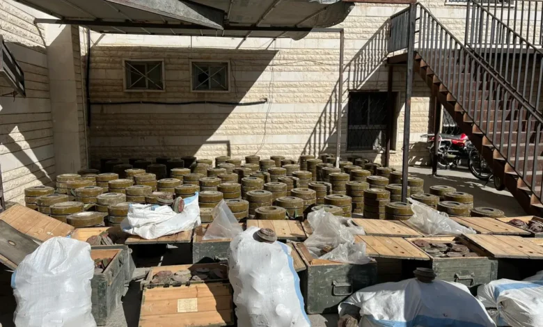 الأمن السوري يحبط تهريب ألغام خطيرة إلى حزب الله بريف دمشق