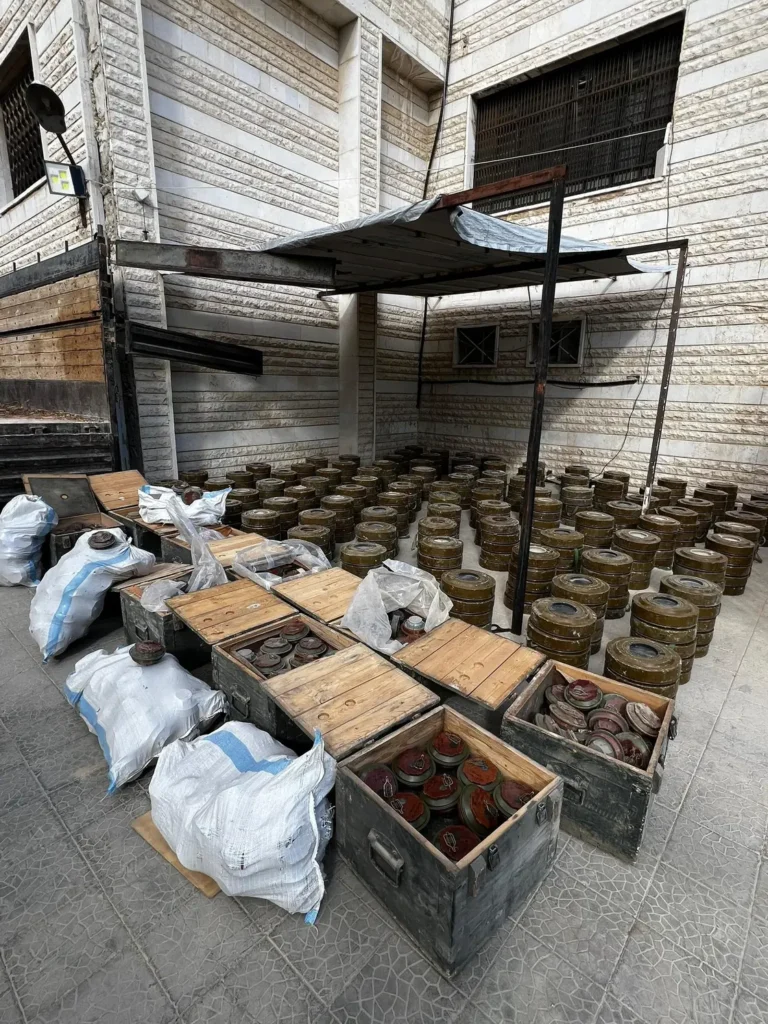 الأمن السوري يحبط تهريب ألغام خطيرة إلى حزب الله بريف دمشق