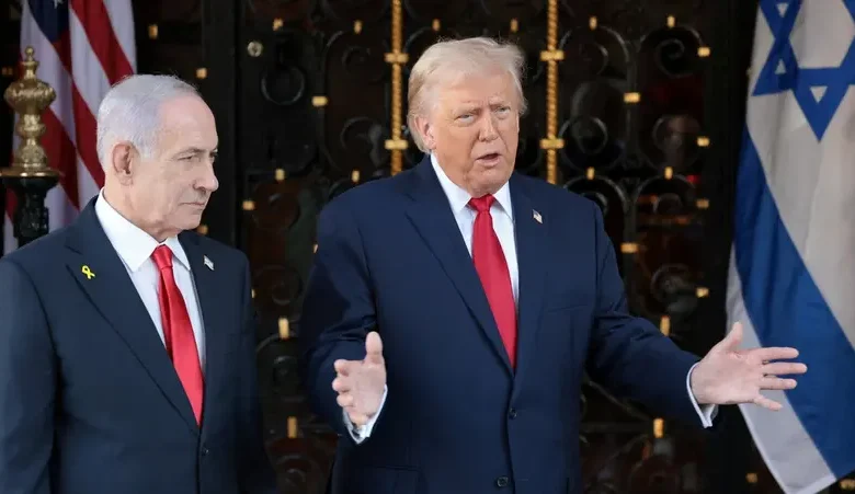 ترامب يناقش مع نتنياهو القوة الدولية في غزة ويلوح بضرب إيران