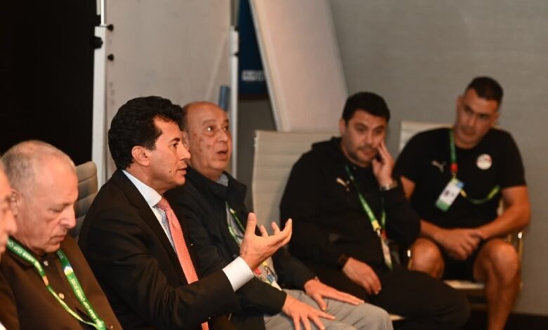 وزير الرياضة وأبو ريدة يتابعان جاهزية منتخب مصر لكأس العرب بقطر