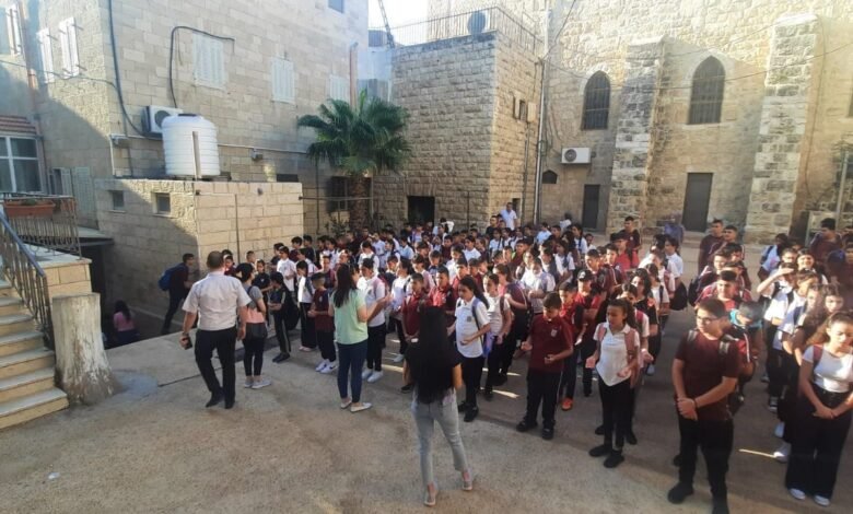 12 مدرسة مسيحية في القدس توقف الدراسة احتجاجاً على إجراءات إسرائيلية تعسفية