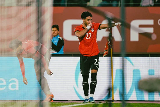 رامي ربيعة يسجل الهدف الثاني لمصر أمام كوت ديفوار في الدقيقة 32