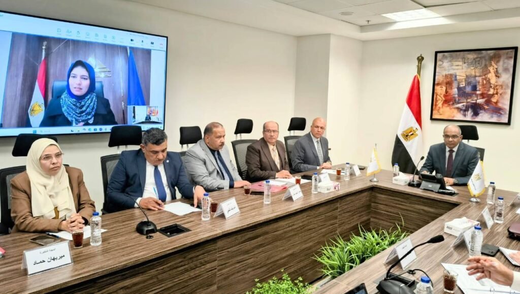 نائب محافظ دمياط تناقش مع نائب وزير الإسكان مشروعات حياة كريمة