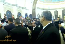 الرئيس السيسي يهنئ الأقباط بعيد الميلاد المجيد في الكاتدرائية