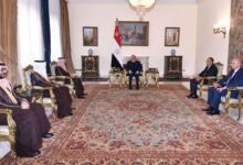 السيسي وفيصل بن فرحان يؤكدان ضرورة حفظ وحدة السودان واليمن والصومال وغزة