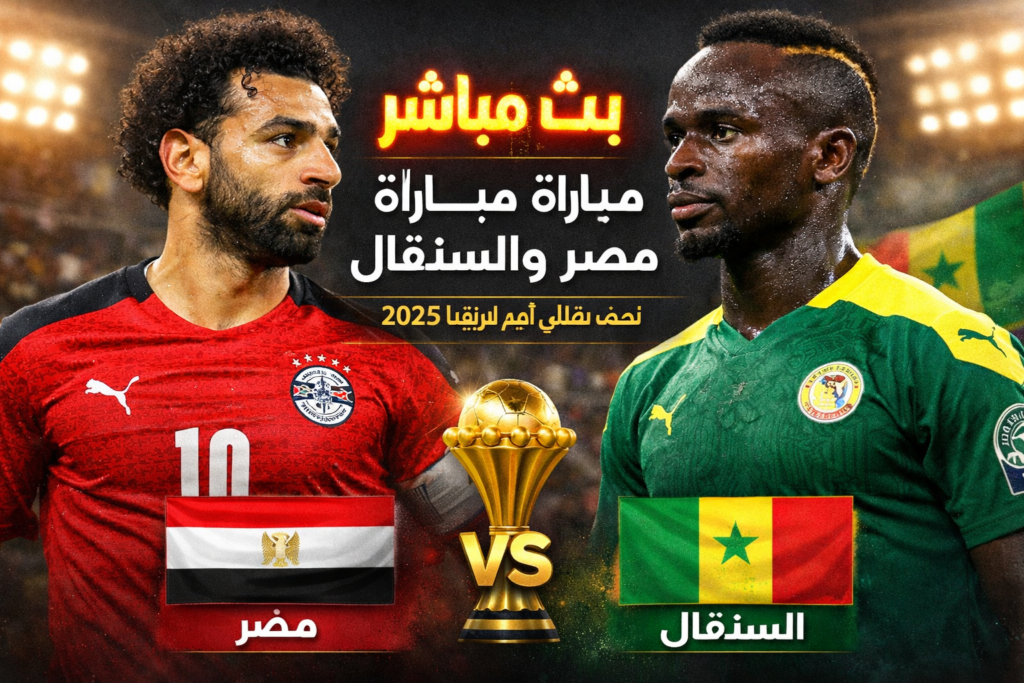 بث مباشر الآن مباراة مصر والسنغال في نصف نهائي أمم إفريقيا 14-01-2026 – مشاهدة بدون تقطيع يلا شوت 