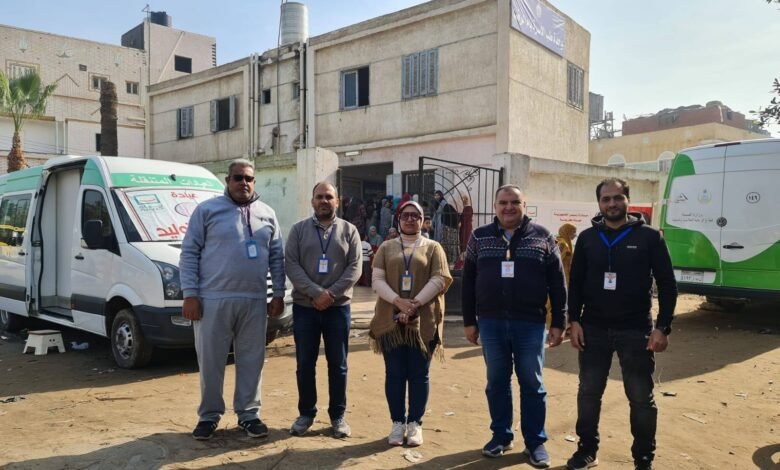 قافلة طبية مجانية بقرية أم الرضا تخدم 2372 مواطنًا في دمياط