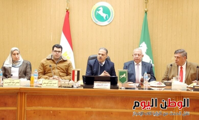 محافظ الشرقية يستقبل نواب البرلمان الجدد لتهنئتهم وبحث التعاون المشترك