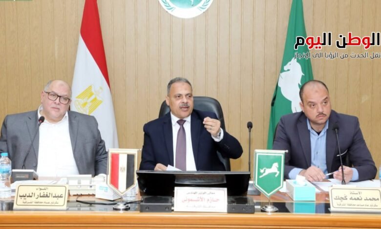 عدم التهاون مع أي تعدٍ على أملاك الدولة والاراضى الزراعية والبناء المخالف  