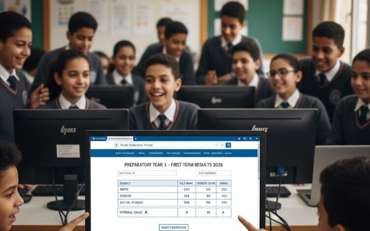 نتيجة الصف الأول الإعدادي 2026 الترم الأول على بوابة التعليم الأساسي