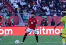 ياسر إبراهيم يسجل هدف التقدم الثاني لمصر أمام بنين بدقيقة 97