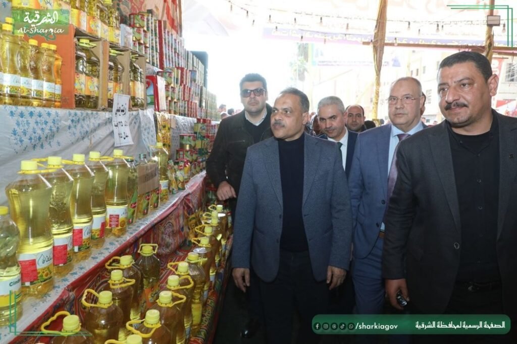 محافظ الشرقية يفتتح معرض أهلا رمضان بالحسينية بأسعار مخفضة