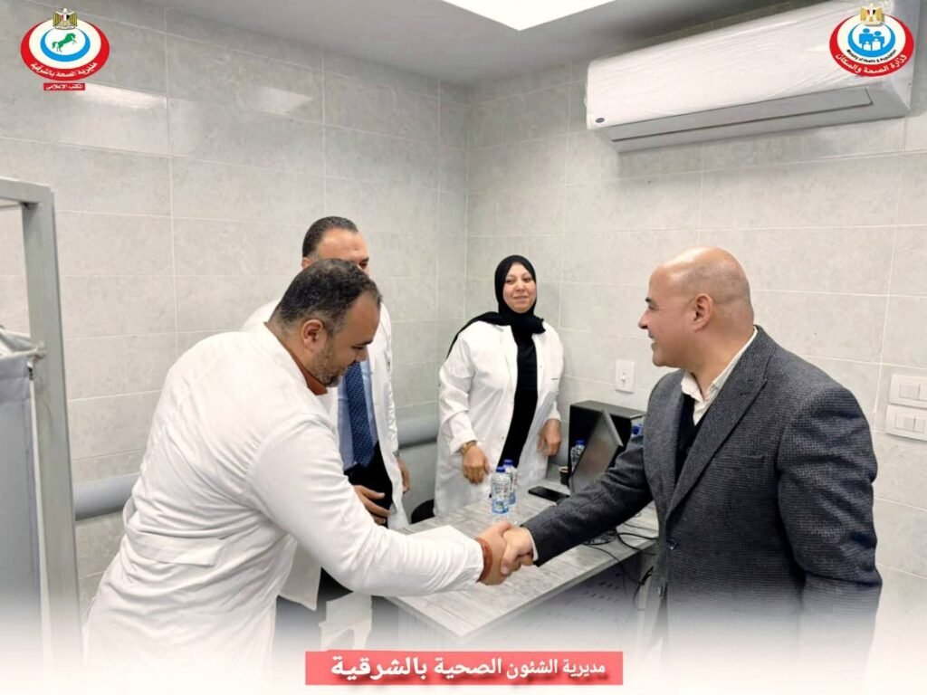 وكيل صحة الشرقية يفتتح خدمة العلاج على نفقة الدولة بمركز بحر البقر ٢