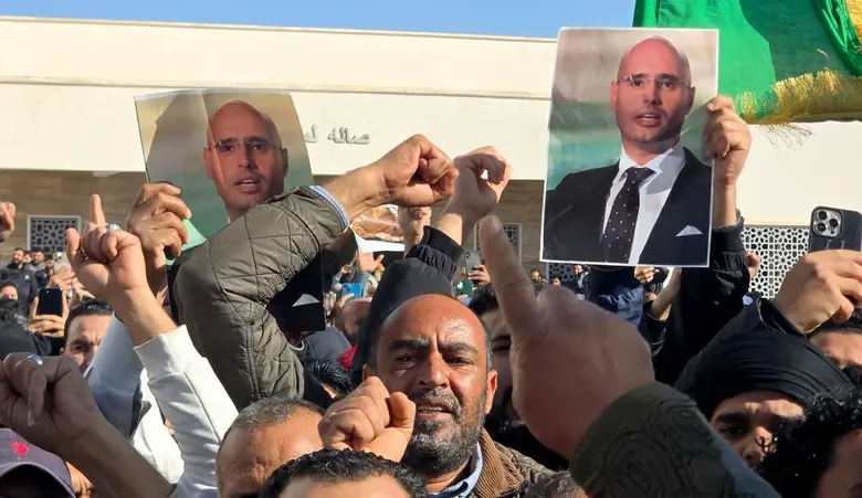 جنازة مهيبة لسيف الإسلام القذافي في بني وليد وسط إجراءات أمنية مشددة