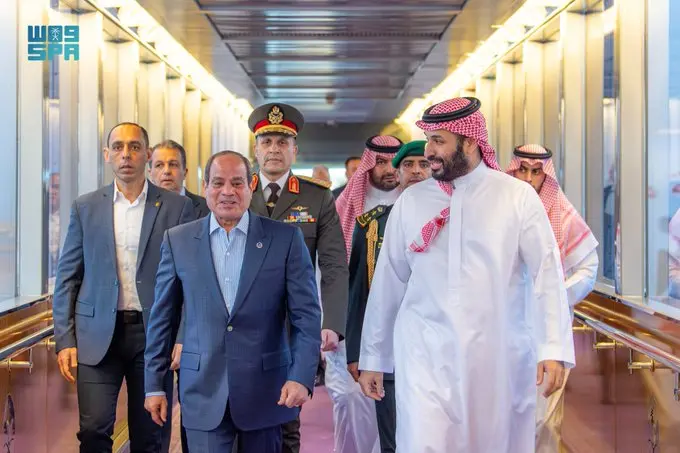 عاجل - ولي العهد السعودي يستقبل الرئيس السيسي في جدة في زيارة رسمية