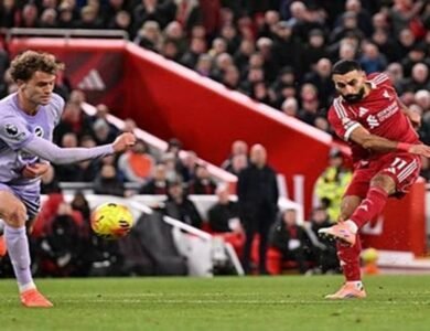 ليفربول أمام برايتون ومحمد صلاح كابوس دائم لبرايتون.. 10 أهداف و8 تمريرات حاسمة في 19 مباراة