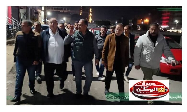 محافظ الشرقية يتفقد أعمال رصف وتوسعة شارع سعد زغلول بالزقازيق