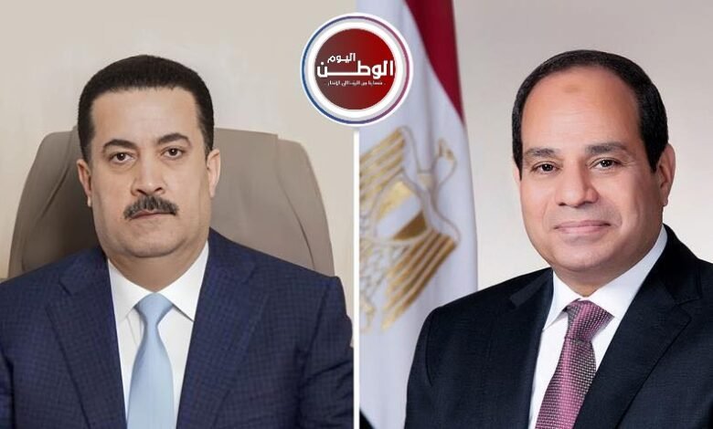 الرئيس السيسي يتلقى اتصالاً من رئيس وزراء العراق عقب الاعتداءات