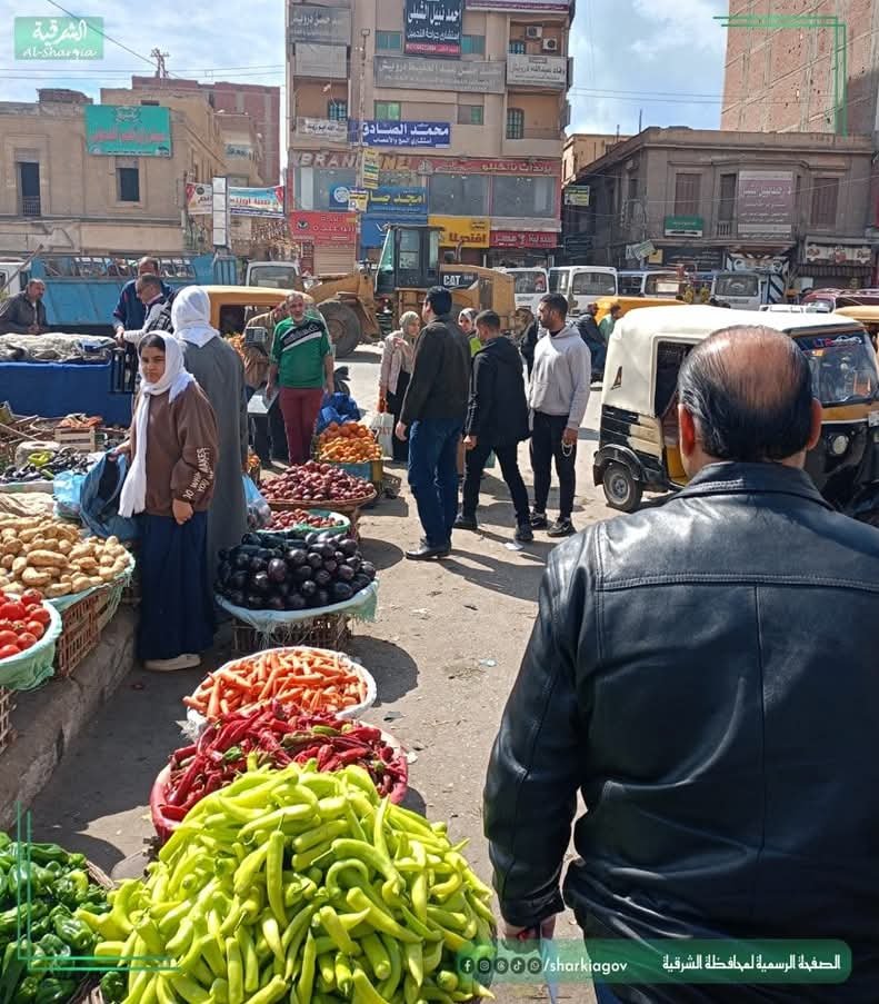 نائب محافظ الشرقية يقود حملة مكبرة لإزالة الإشغالات ويفتتح منفذ حياة كريمة بفاقوس
