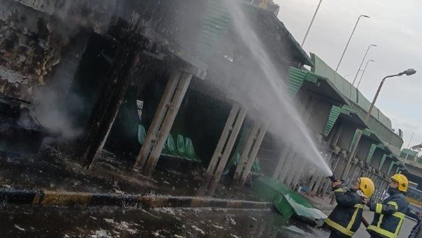 حريق ضخم يضرب موقف عبدالمنعم رياض ويصيب وسط القاهرة بحالة ذعر