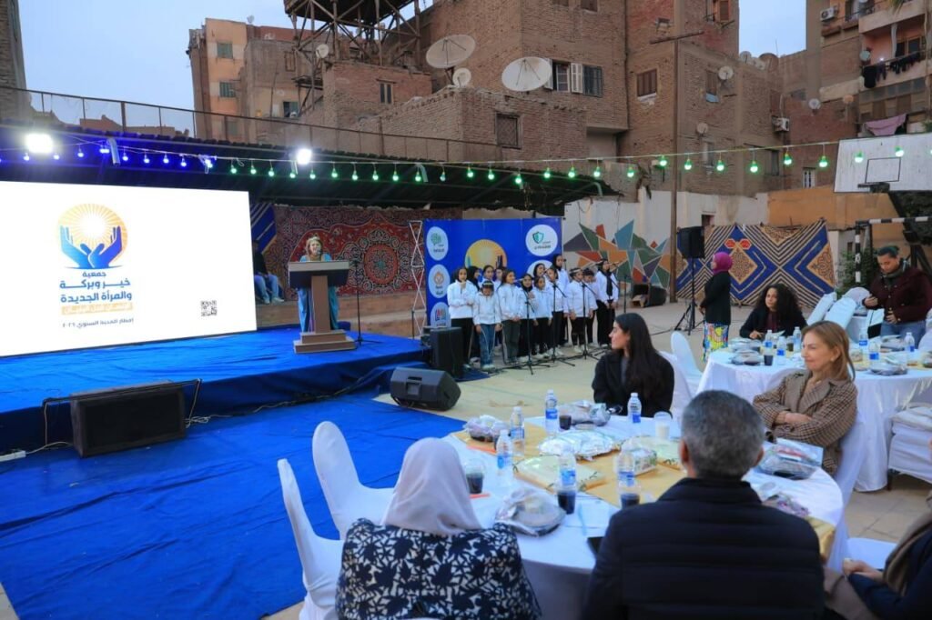 مايا مرسي تشهد حفل إفطار جمعية خير وبركة والمرأة الجديدة