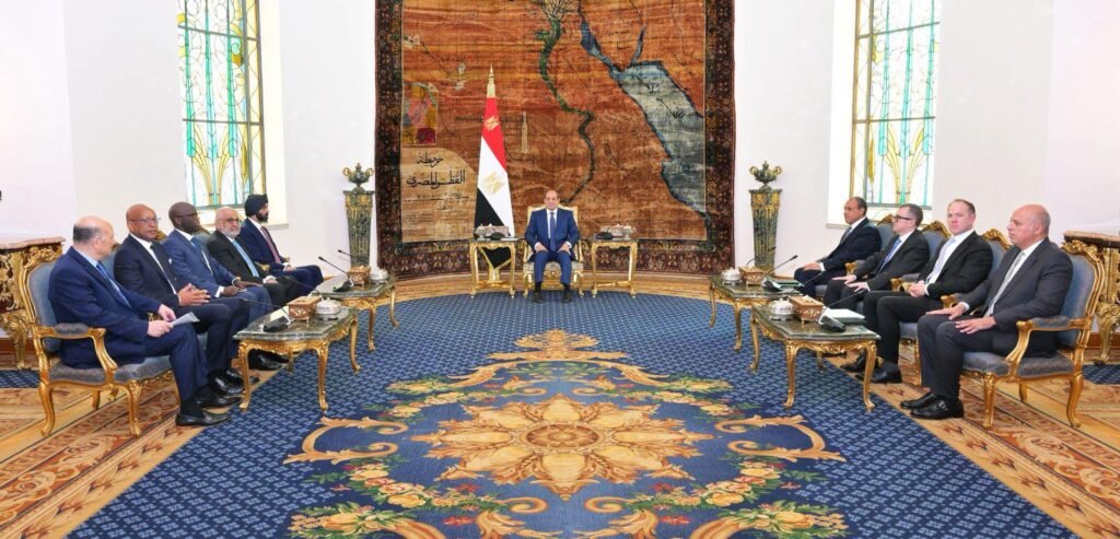 الرئيس السيسي يستقبل رئيس البنك الدولي ويبحث التعاون التنموي والأزمات الإقليمية